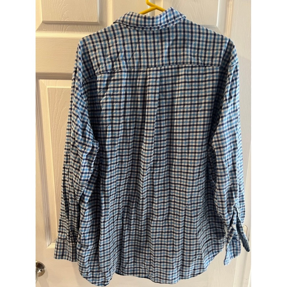 Vineyard Vines Flannel Men's - Blue/Grey Plaid - Size XL‎ - Picture 2 of 3
